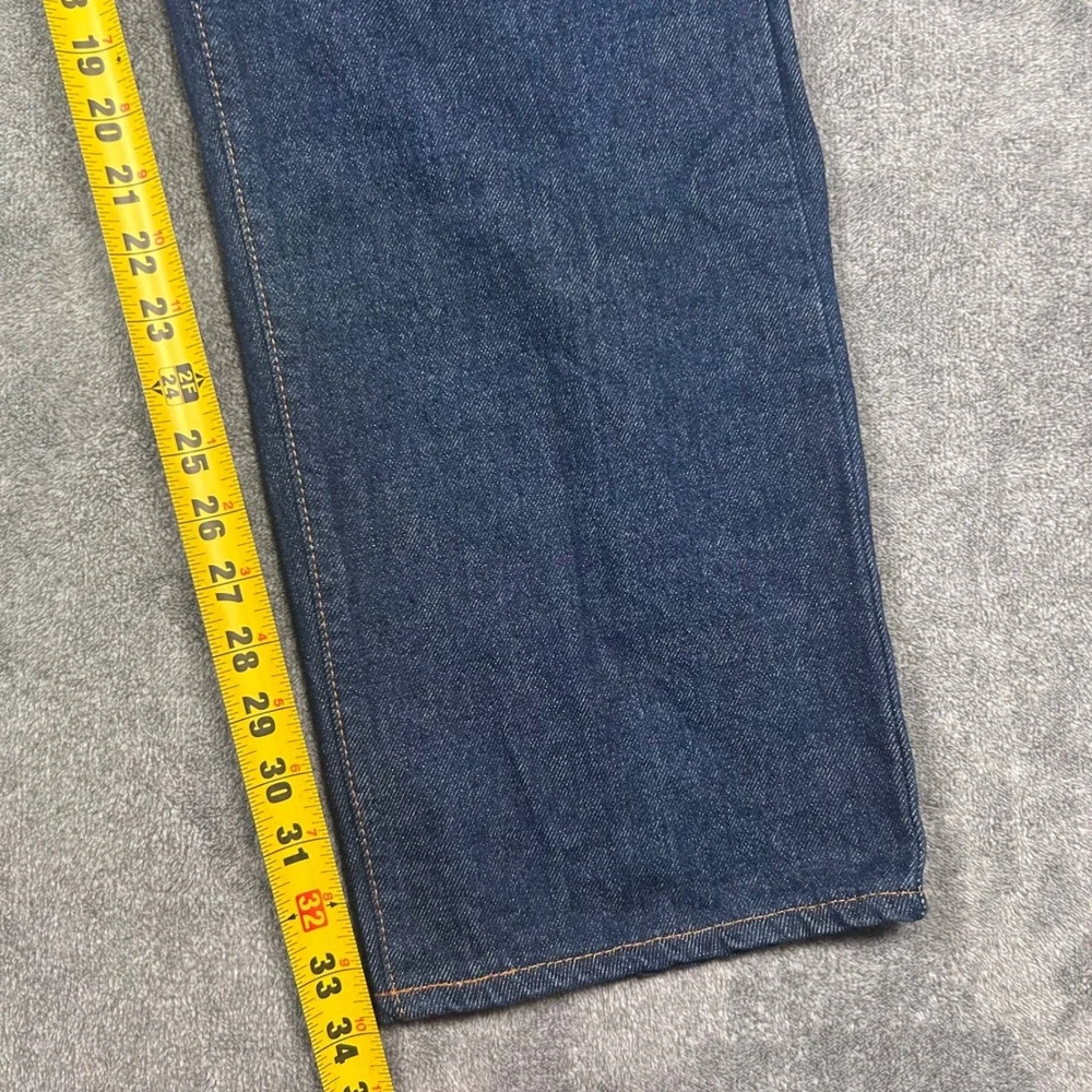 NWOT VTG Levi's 505 80's 0217 Raw Rigid Denim Jeans 42x34 Made in USA Blank Tab